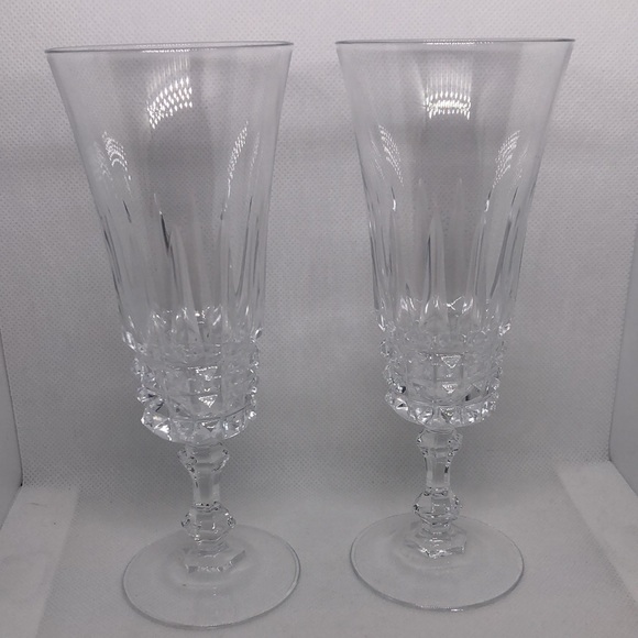 💎 W.M. Dalton Fine Blown French Lead Crystal Whiskey Sour Glasses Set of 2 💎 - Picture 1 of 5